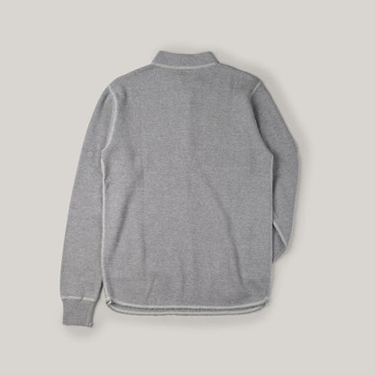 BUZZ RICKSON HENLEY NECK THERMAL - GREY