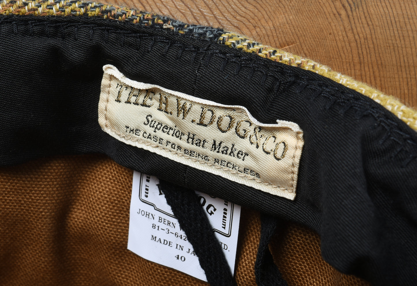 H.W. DOG & CO. DUCK CAP - BROWN