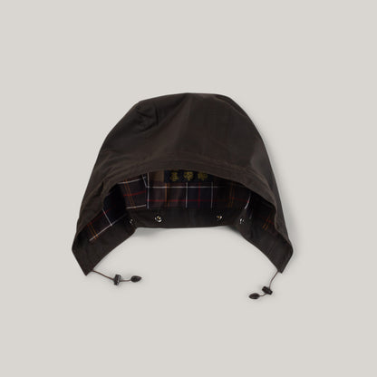 BARBOUR CLASSIC SYLKOIL HOOD - OLIVE