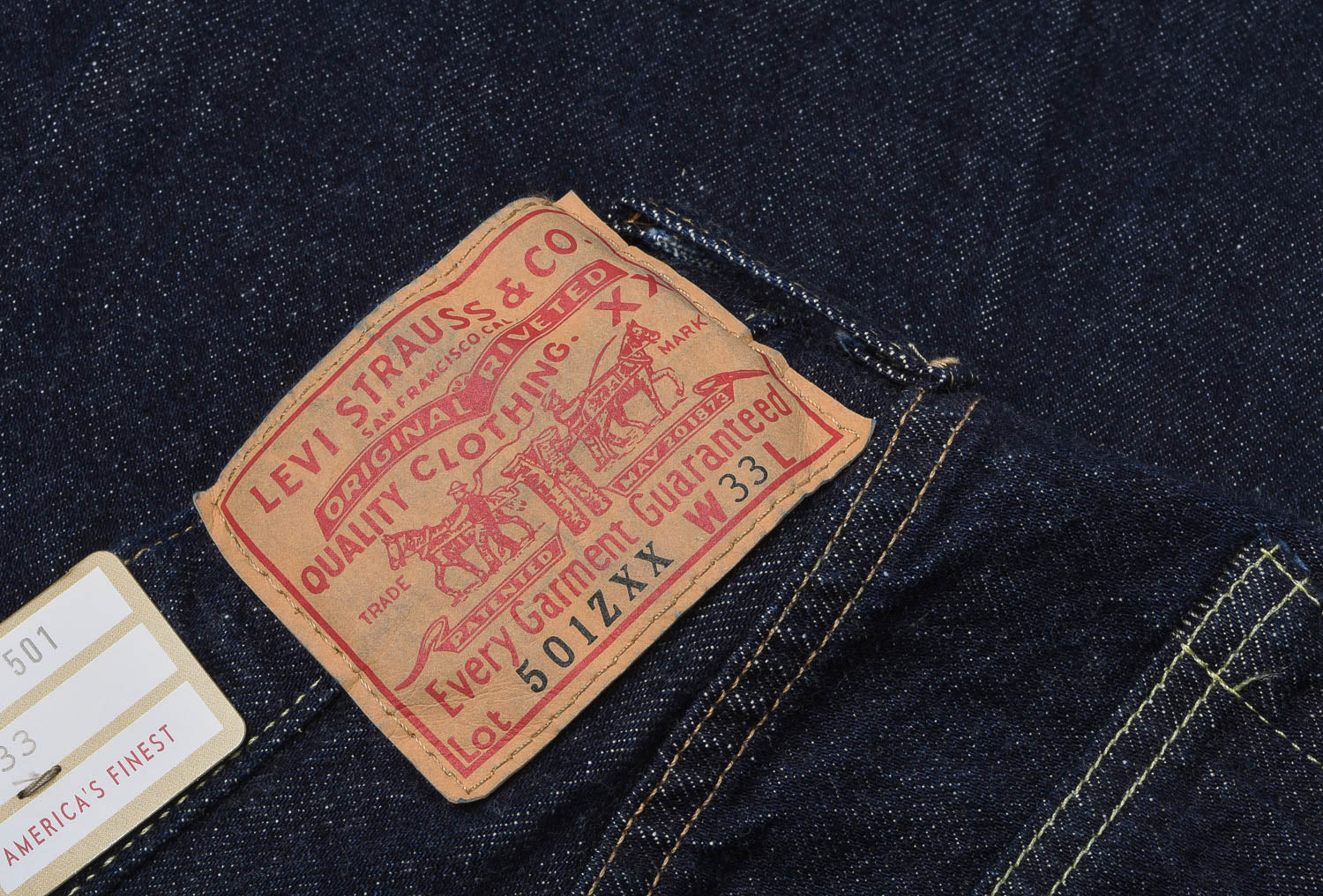 LEVI'S VINTAGE CLOTHING 1960 501Z - PRESSED BLUES – Pickings and Parry