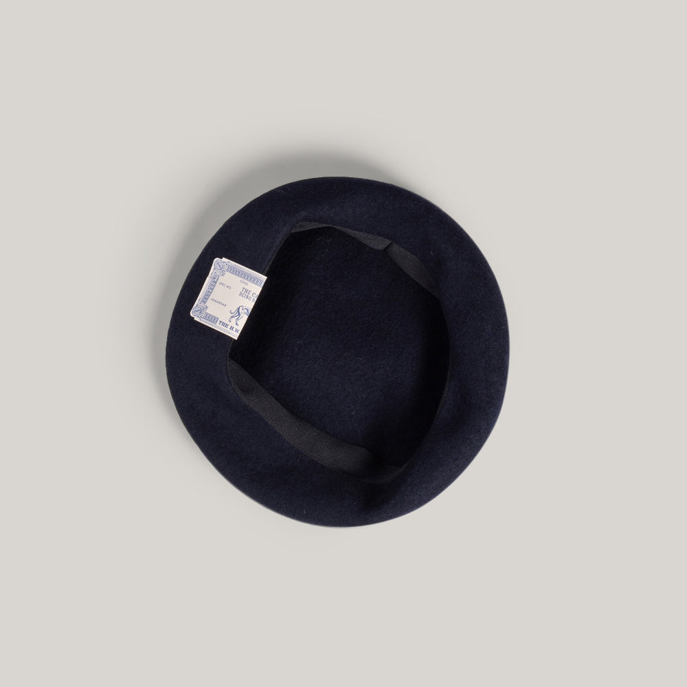 H.W. DOG & CO. BASIC BERET - NAVY