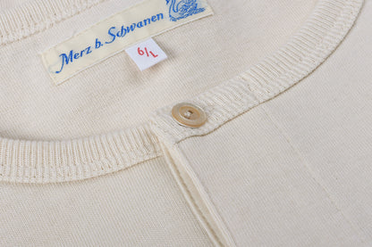 MERZ B SCHWANEN HENLEY SHIRT 206 - NATURAL