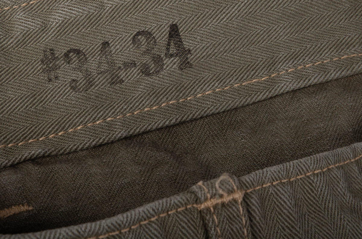BUZZ RICKSON HBT U.S.M.C. PANT - OLIVE