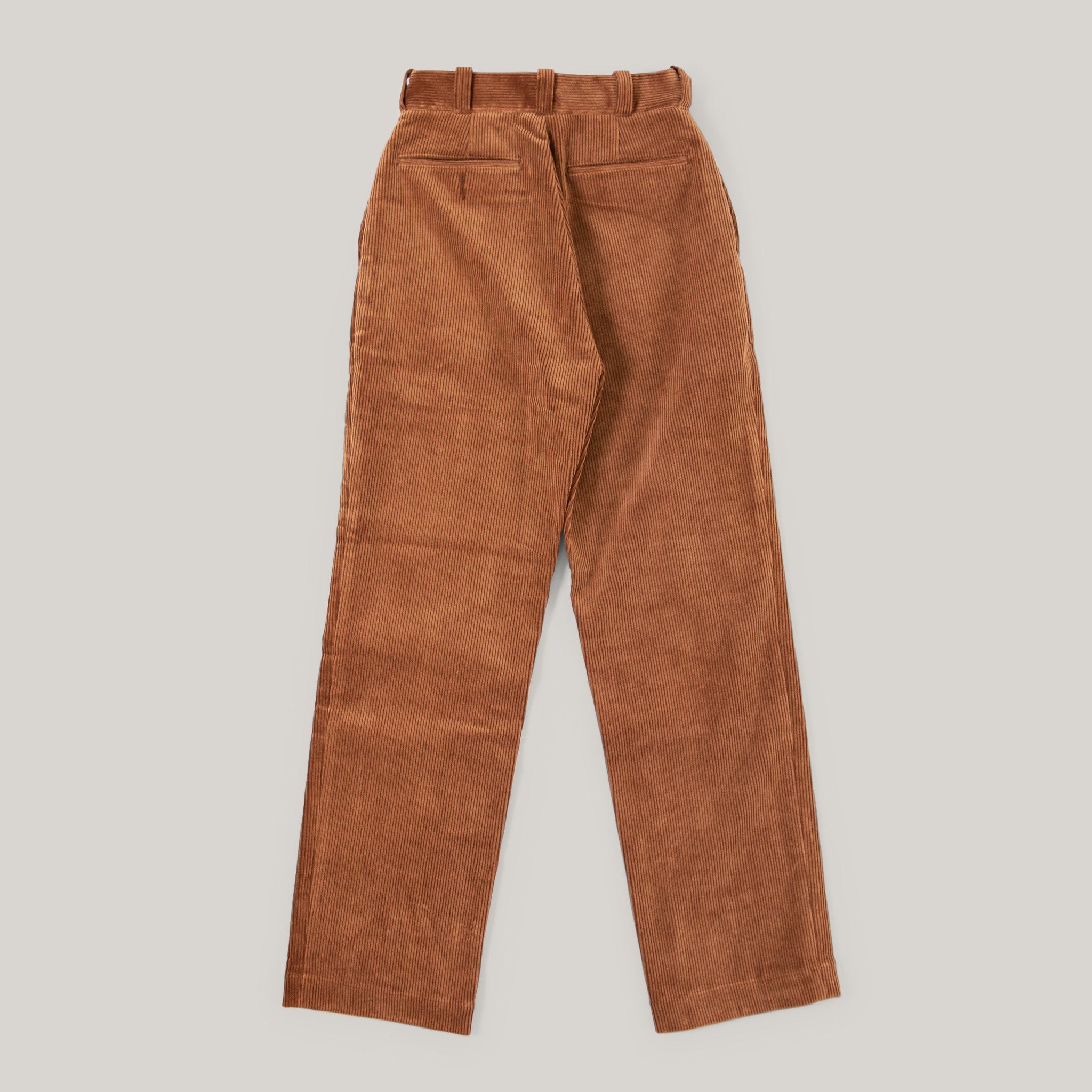 LENO CORDUROY TROUSERS - BROWN – Pickings and Parry