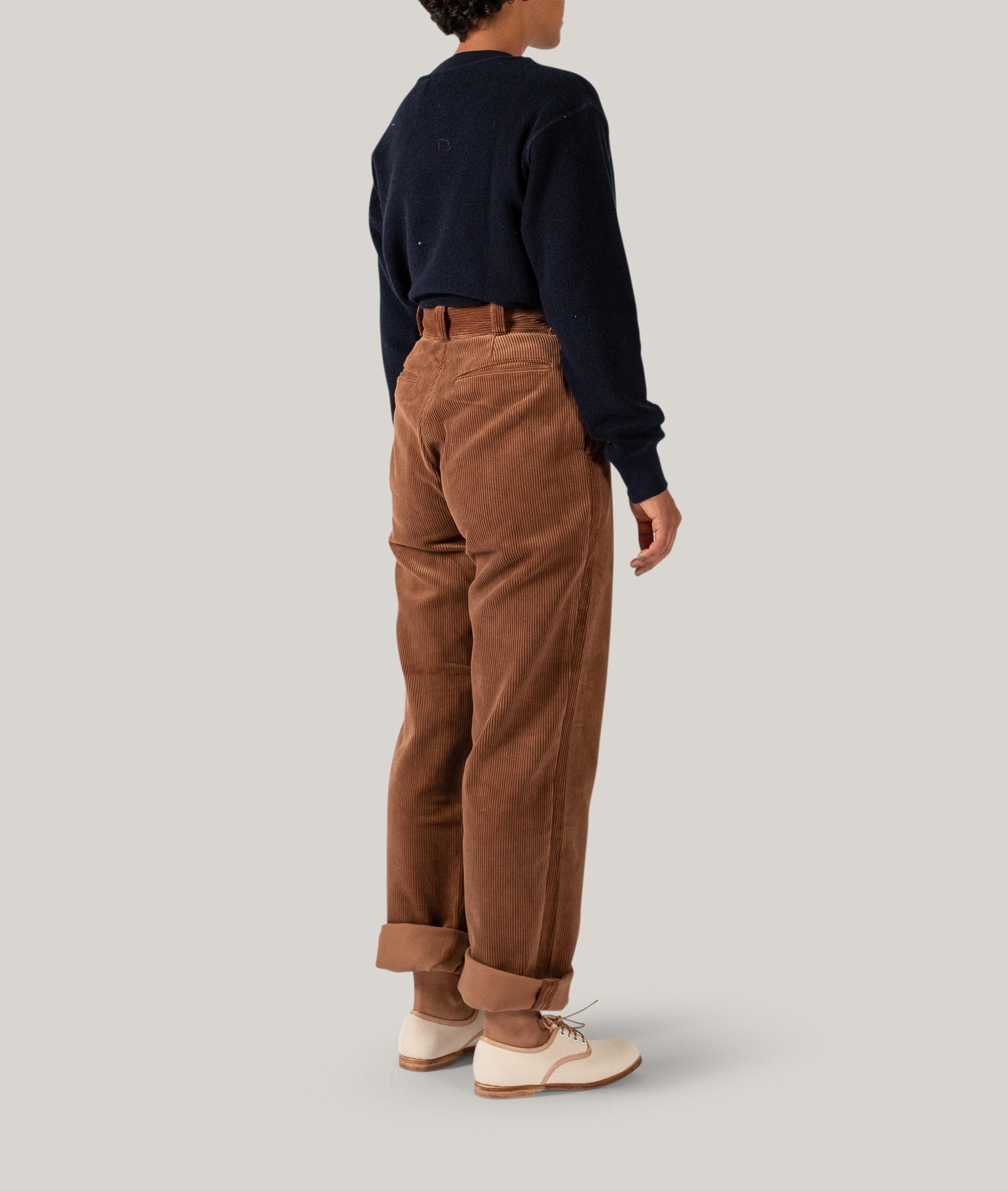 LENO CORDUROY TROUSERS - BROWN – Pickings and Parry