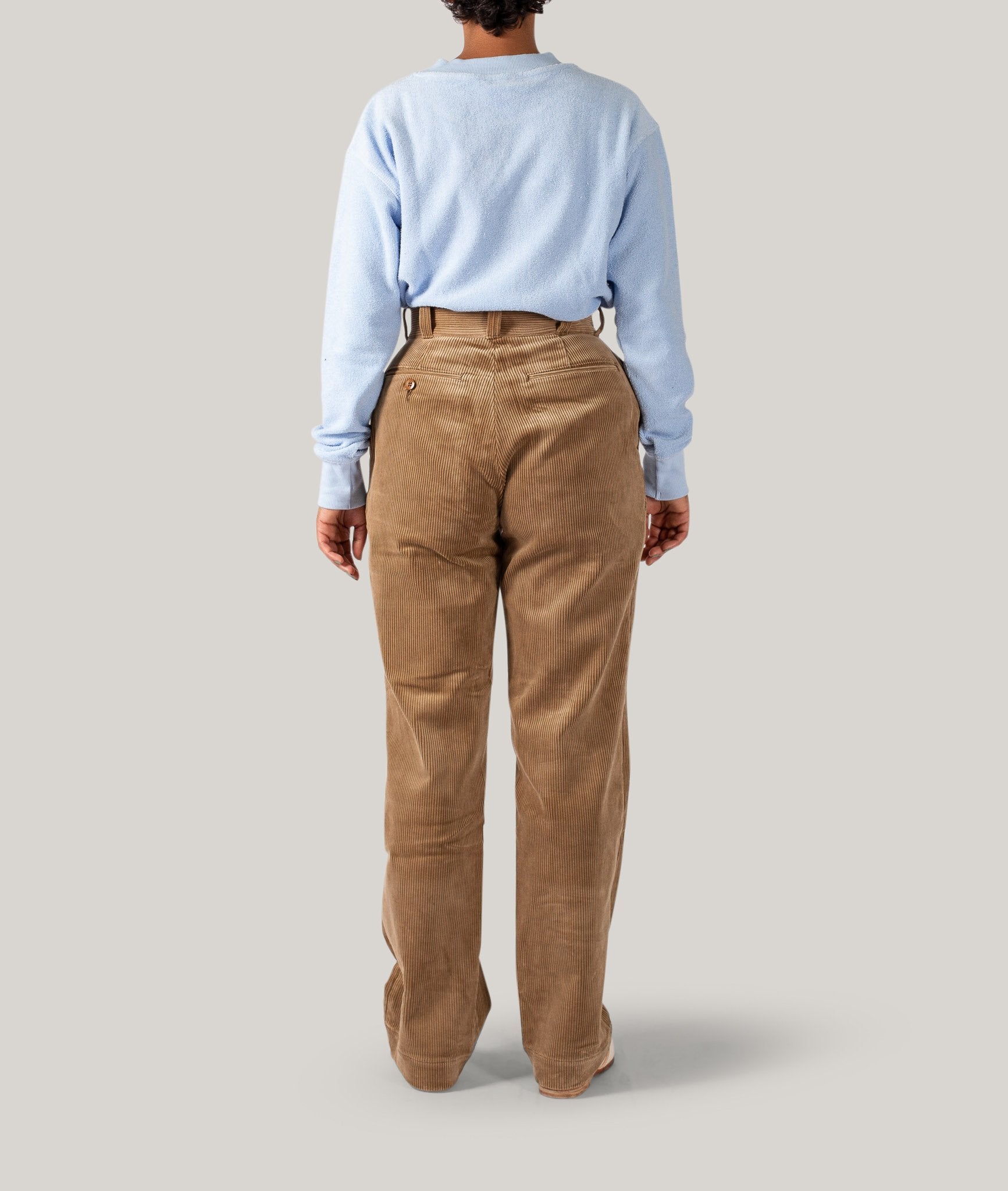 LENO CORDUROY TROUSERS - BEIGE – Pickings and Parry