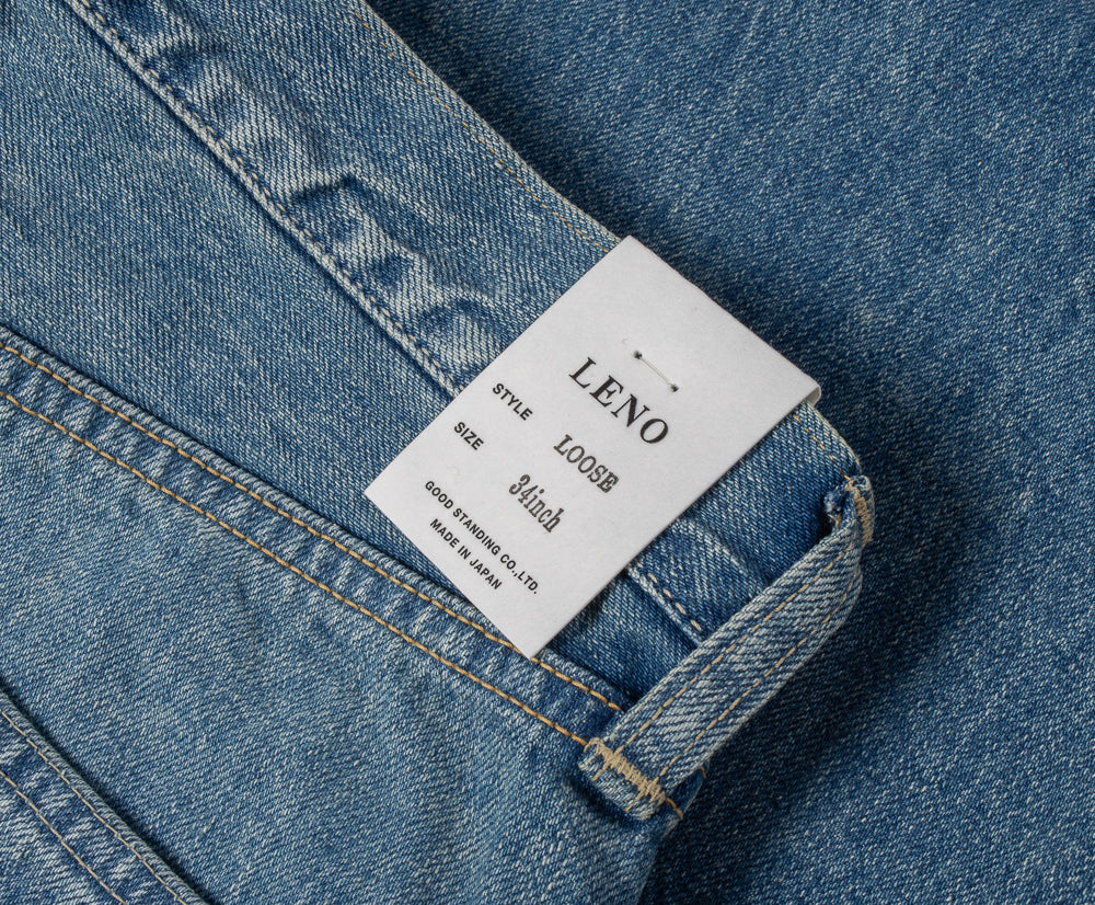 LENO LOOSE TAPERED JEAN - FADE INDIGO – Pickings and Parry