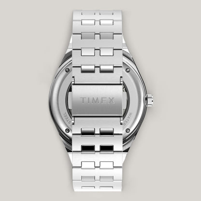 TIMEX M79 AUTOMATIC 40MM STAINLESS STEEL BRACELET WATCH  - SILVER