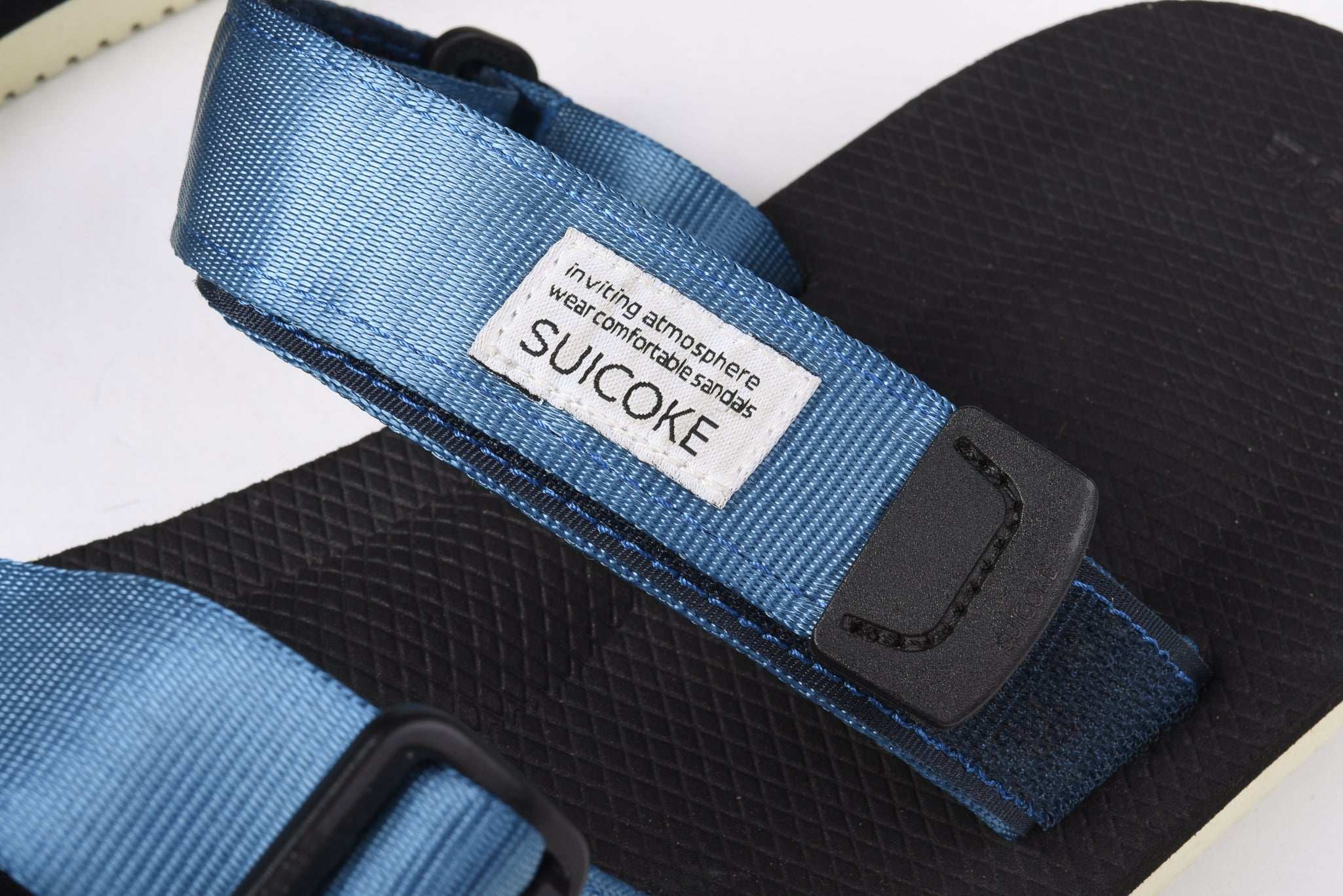 USED SUICOKE SANDALS BLUE BLACK Pickings and Parry