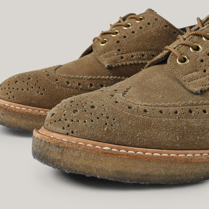 USED TRICKER'S  x TRES BIEN COUNTRY BROGUE - STONE BROWN