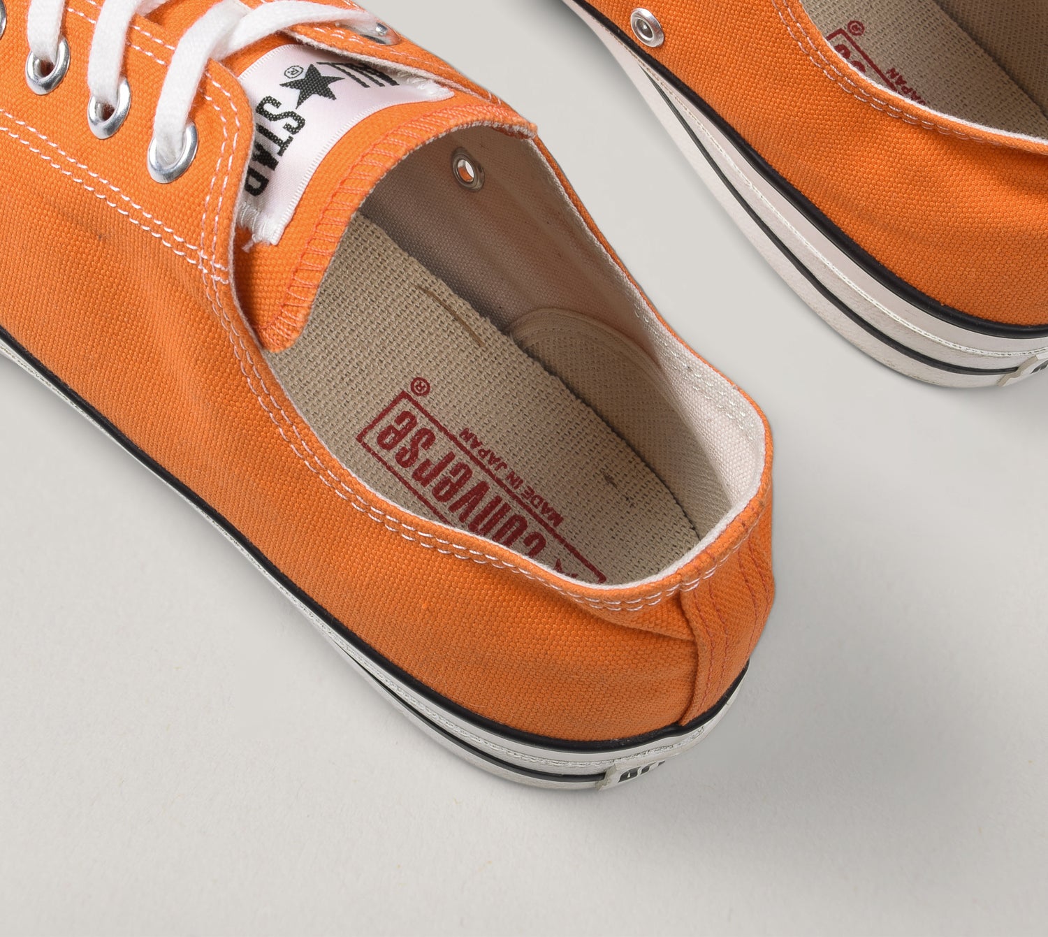 USED CONVERSE ALLSTAR MADE IN JAPAN OX LOW - ORANGE – Pickings and